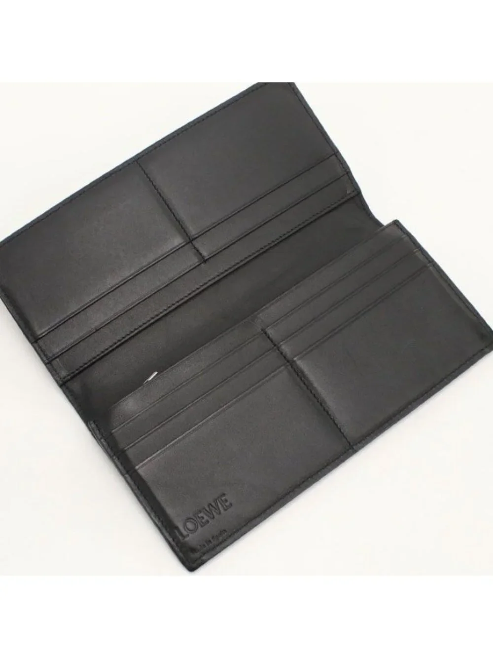 Loewe Long Horizontal Wallet Anagram Bifold Soft Grain Calf